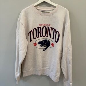 University of Toronto Peace Collective Cream Sweatershirt